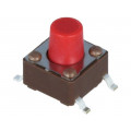 DTSM-63R-V-B; Microswitch TACT; SPST-NO; Pos: 2; 0.05A/12VDC; SMT; none; 2.6N; DIPTRONICS