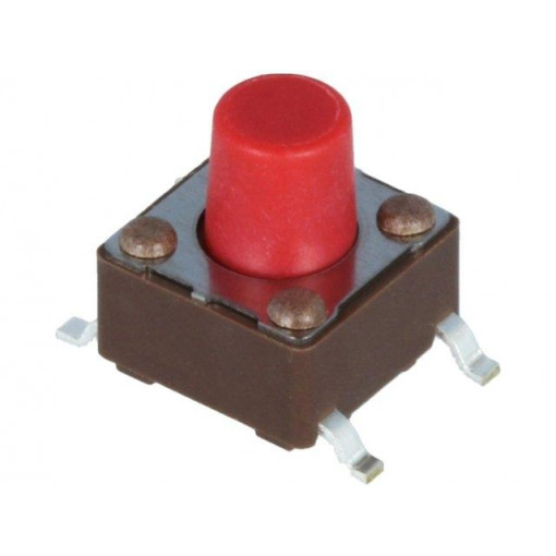 DTSM-63R-V-B; Microswitch TACT; SPST-NO; Pos: 2; 0.05A/12VDC; SMT; none; 2.6N; DIPTRONICS