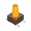 DTSM-65S-V-B; Microswitch TACT; SPST-NO; Pos: 2; 0.05A/12VDC; SMT; none; 3.2N; DIPTRONICS