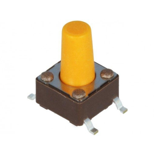 DTSM-65S-V-B; Microswitch TACT; SPST-NO; Pos: 2; 0.05A/12VDC; SMT; none; 3.2N; DIPTRONICS