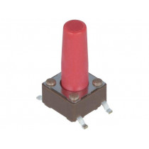 DTSM-66R-V-B; Microswitch TACT; SPST-NO; Pos: 2; 0.05A/12VDC; SMT; none; 2.6N; DIPTRONICS