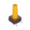 DTSM-66S-V-B; Microswitch TACT; SPST-NO; Pos: 2; 0.05A/12VDC; SMT; none; 3.2N; DIPTRONICS