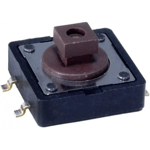 DTSM-24N-V-T; Microswitch TACT; SPST-NO; Pos: 2; 0.05A/12VDC; SMT; none; 1.6N; DIPTRONICS