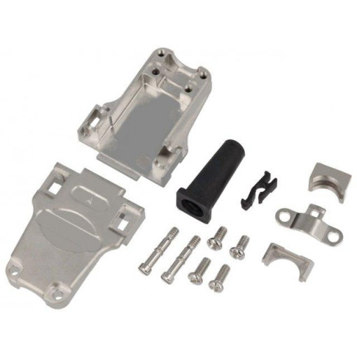 DTZF09-K; Enclosure: for D-Sub connectors; D-Sub 9pin,D-Sub HD 15pin; ENCITECH