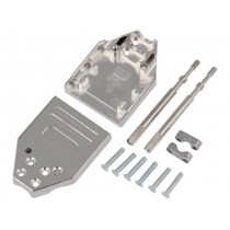 DTZI09-K; Enclosure: for D-Sub connectors; D-Sub 9pin,D-Sub HD 15pin; ENCITECH