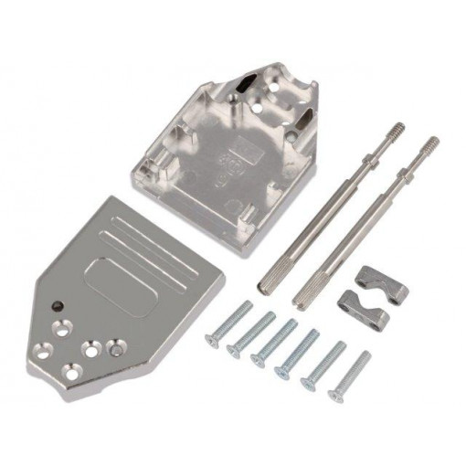 DTZI09-K; Enclosure: for D-Sub connectors; D-Sub 9pin,D-Sub HD 15pin; ENCITECH