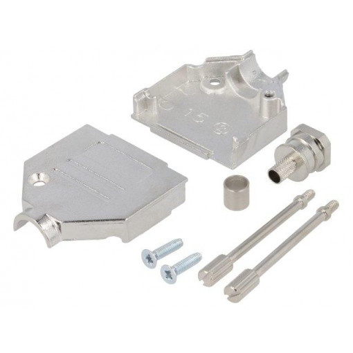 6560-0615-02; Enclosure: for D-Sub connectors; D-Sub 15pin,D-Sub HD 26pin; ENCITECH