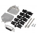 DTZK15-DBS-K; D-Sub; PIN: 15; plug; female; soldering; for cable; black; ENCITECH DTZK15-DBS-K; D-Sub; PIN: 15; plug; female; soldering; for cable; black; ENCITECH