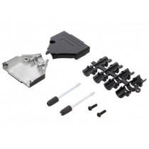 DTZK25BKRAPCBK-K; Enclosure: for D-Sub connectors; D-Sub 25pin,D-Sub HD 44pin; MH CONNECTORS DTZK25BKRAPCBK-K; Enclosure: for D-Sub connectors; D-Sub 25pin,D-Sub HD 44pin; MH CONNECTORS