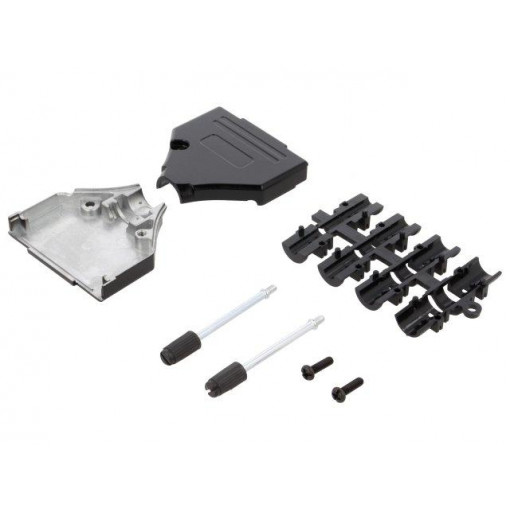 DTZK25BKRAPCBK-K; Enclosure: for D-Sub connectors; D-Sub 25pin,D-Sub HD 44pin; MH CONNECTORS DTZK25BKRAPCBK-K; Enclosure: for D-Sub connectors; D-Sub 25pin,D-Sub HD 44pin; MH CONNECTORS