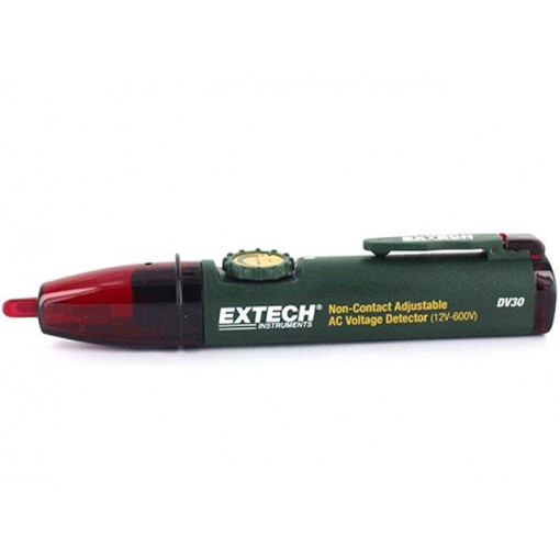 DV30; Tester: non-contact voltage detector; VAC: 12÷600V; batteries; EXTECH