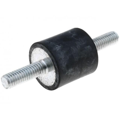 DVA.1-20-20-M6-18-55; Vibration damper; M6; Ø: 20mm; rubber; L: 20mm; Thread len: 18mm; ELESA+GANTER DVA.1-20-20-M6-18-55; Vibration damper; M6; Ø: 20mm; rubber; L: 20mm; Thread len: 18mm; ELESA+GANTER
