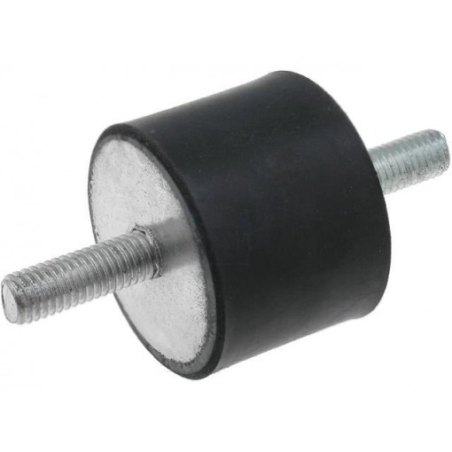 DVA.1-40-30-M8-23-55; Vibration damper; M8; Ø: 40mm; rubber; L: 30mm; Thread len: 23mm; ELESA+GANTER