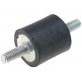 DVA.1-75-40-M12-37-55; Vibration damper; M12; Ø: 75mm; rubber; L: 40mm; Thread len: 37mm; ELESA+GANTER