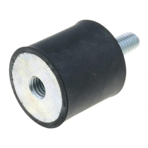 DVA.2-30-30-M8-20-55; Vibration damper; M8; Ø: 30mm; rubber; L: 30mm; Thread len: 20mm; ELESA+GANTER