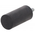 DVA.4-15-30-M4-10-55; Vibroisolation foot; Ø: 15mm; H: 30mm; Shore hardness: 55±5; 210N; ELESA+GANTER