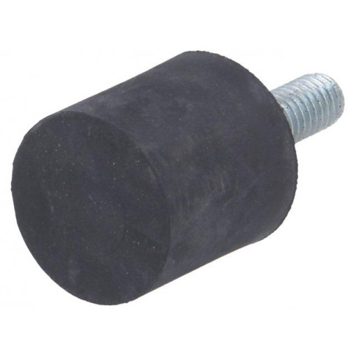 DVA.4-20-20-M6-18-40; Vibroisolation foot; Ø: 20mm; H: 20mm; Shore hardness: 40±5; 160N; ELESA+GANTER