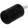 DVA.4-20-30-M6-18-40; Vibroisolation foot; Ø: 20mm; H: 30mm; Shore hardness: 40±5; 132N; ELESA+GANTER