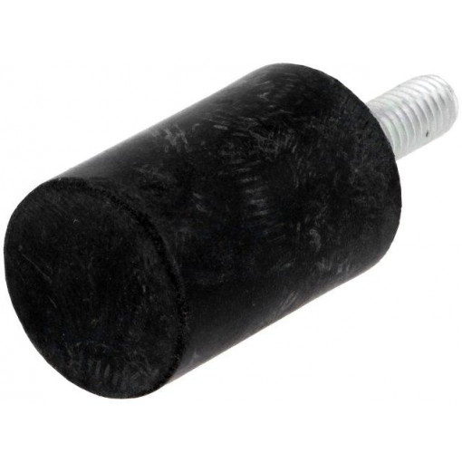 DVA.4-20-30-M6-18-40; Vibroisolation foot; Ø: 20mm; H: 30mm; Shore hardness: 40±5; 132N; ELESA+GANTER