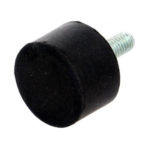 DVA.4-25-15-M6-18-70; Vibroisolation foot; Ø: 25mm; H: 15mm; Shore hardness: 70±5; 655N; ELESA+GANTER