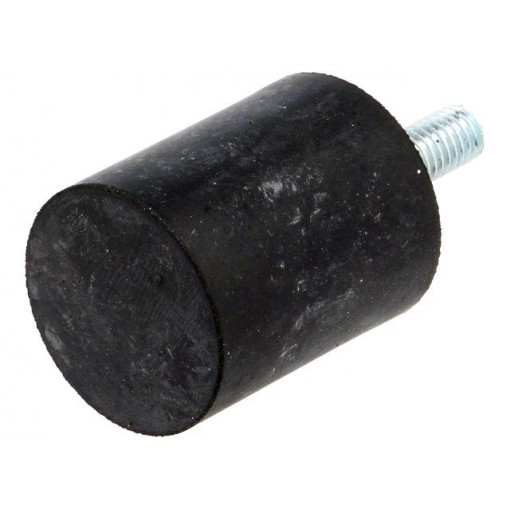 DVA.4-25-30-M6-18-55; Vibroisolation foot; Ø: 25mm; H: 30mm; Shore hardness: 55±5; 509N; ELESA+GANTER