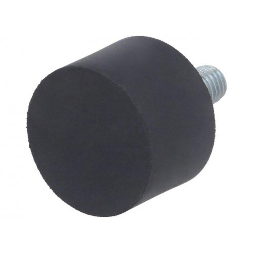 DVA.4-30-20-M8-20-55; Vibroisolation foot; Ø: 30mm; H: 20mm; Shore hardness: 55±5; 924N; ELESA+GANTER