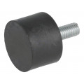 DVA.4-30-20-M8-20-70; Vibroisolation foot; Ø: 30mm; H: 20mm; Shore hardness: 70±5; 638N; ELESA+GANTER