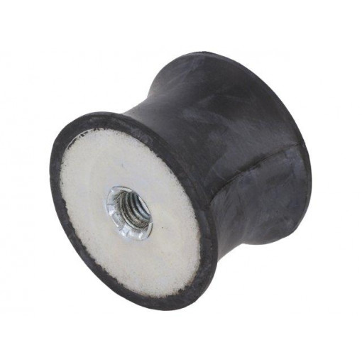 DVC.3-40-33-30-M8-55; Vibration damper; M8; Ø: 40mm; rubber; L: 30mm; H: 8mm; 1378N; 184N/mm; ELESA+GANTER