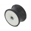 DVC.3-50-42-30-M10-40; Vibration damper; M10; Ø: 50mm; rubber; L: 30mm; H: 10mm; 3326N; ELESA+GANTER