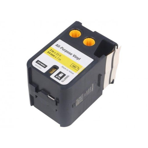 1868775; Tape; Width: 54mm; Colour: yellow; Character colour: black; L: 7m; DYMO