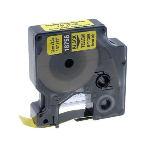 18490; Tape; Width: 12mm; Colour: yellow; Character colour: black; L: 3.5m; DYMO