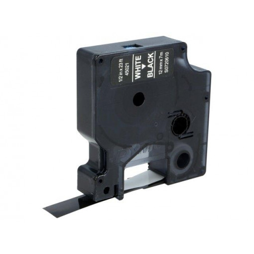 S0720610; Tape; Width: 12mm; Colour: black; Character colour: white; L: 7m; DYMO