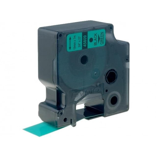 45809; Tape; Width: 19mm; Colour: green; Character colour: black; L: 7m; DYMO