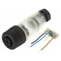 SDOGH042PLSFKPG; Plug; M12; PIN: 4; female; A code-DeviceNet / CANopen; for cable; IFM ELECTRONIC