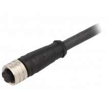 VDOGH080MSS0005H08STGH080MSS; Cable: for sensors/automation; PIN: 8; M12-M12; 5m; plug; plug; male; IFM ELECTRONIC