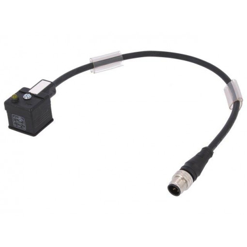 VVDAA031MSS00,3H03STGH030MSS; Adapter cable; M12 male,DIN 43650 plug; PIN: 3; IP67; 0.3m; 3A; IFM ELECTRONIC