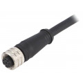 ADOGH080MSS0015K08; Plug; M12; PIN: 8; female; A code-DeviceNet / CANopen; Len: 15m; IFM ELECTRONIC