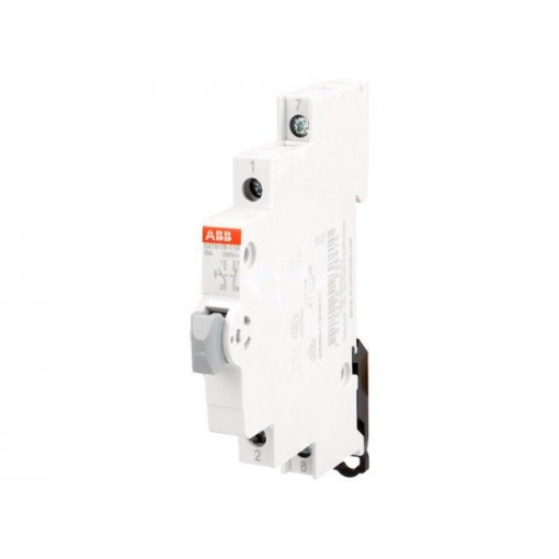 2CCA703150R0001; Module: pushbutton switch; 250VAC; 16A; DIN; 9mm; monostable; ABB