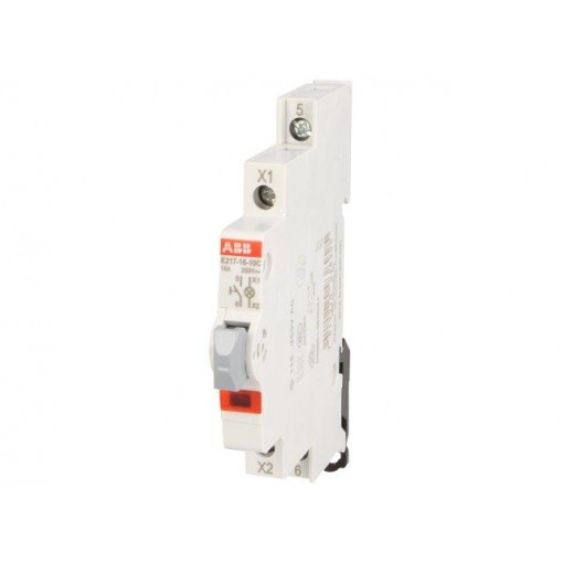 2CCA703161R0001; Module: pushbutton switch; 250VAC; 16A; DIN; monostable; ABB 2CCA703161R0001; Module: pushbutton switch; 250VAC; 16A; DIN; monostable; ABB