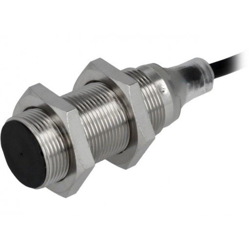 E2B-M18KS08-WP-B1 2M; Sensor: inductive; Output conf: PNP / NO; 0÷8mm; 10÷30VDC; M18; OMRON