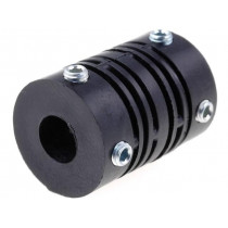 E69-C06B; Coupling; Ø1: 6mm; Ø2: 6mm; Mat: plastic; OMRON