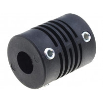 E69-C08B; Coupling; Ø1: 8mm; Ø2: 8mm; Mat: plastic; OMRON