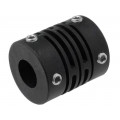 E69-C10B; Coupling; Ø1: 10mm; Ø2: 10mm; Mat: plastic; OMRON