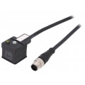 VSTGH050MSS01,5B03VDAA041--S; Adapter cable; M12 male,DIN 43650 plug; PIN: 3; IP67; 1.5m; IFM ELECTRONIC