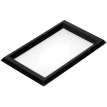 EA 017-17UKE; Frontal bezel; Dim: 74x44.7mm; 58x32.5mm; ABS; Colour: black; ELECTRONIC ASSEMBLY EA 017-17UKE; Frontal bezel; Dim: 74x44.7mm; 58x32.5mm; ABS; Colour: black; ELECTRONIC ASSEMBLY