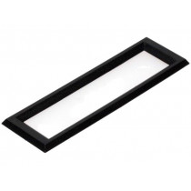EA 017-7UKE; Frontal bezel; Dim: 97.5x29.4mm; 81.5x17.2mm; ABS; Colour: black; ELECTRONIC ASSEMBLY EA 017-7UKE; Frontal bezel; Dim: 97.5x29.4mm; 81.5x17.2mm; ABS; Colour: black; ELECTRONIC ASSEMBLY