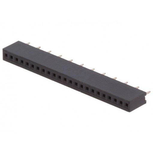EA B254-12; Pin socket; PIN: 12; Layout: 1x12; 2.54mm; ELECTRONIC ASSEMBLY