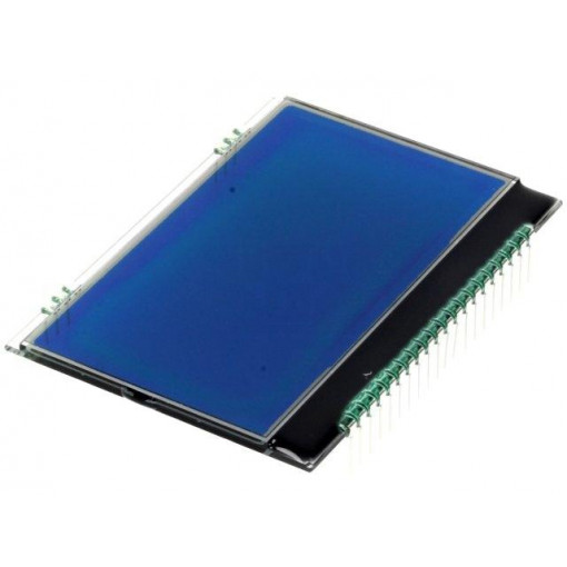 EA DOGL128B-6; Display: LCD; graphical; 128x64; STN Negative; blue; 67.8x47.96mm; ELECTRONIC ASSEMBLY EA DOGL128B-6; Display: LCD; graphical; 128x64; STN Negative; blue; 67.8x47.96mm; ELECTRONIC ASSEMBLY