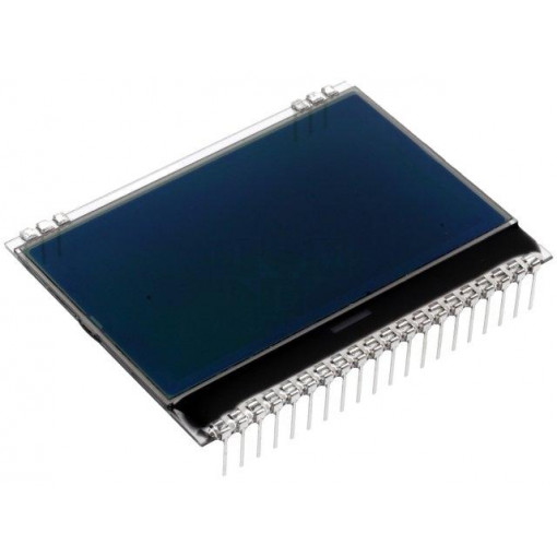 EA DOGL128S-6; Display: LCD; graphical; 128x64; FSTN Negative; black; PIN: 20; ELECTRONIC ASSEMBLY EA DOGL128S-6; Display: LCD; graphical; 128x64; FSTN Negative; black; PIN: 20; ELECTRONIC ASSEMBLY