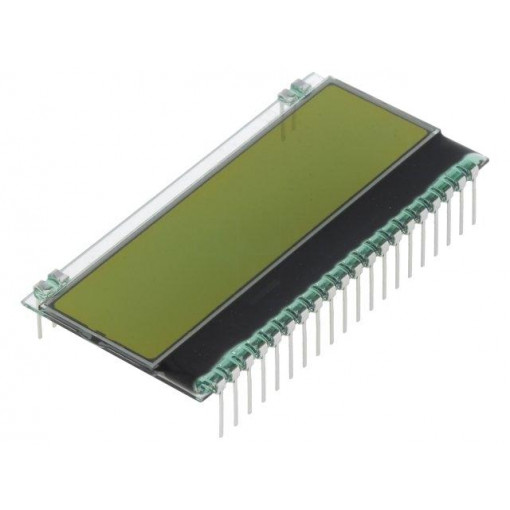 EA DOGM081E-A; Display: LCD; alphanumeric; STN Positive; 8x1; yellow-green; ELECTRONIC ASSEMBLY EA DOGM081E-A; Display: LCD; alphanumeric; STN Positive; 8x1; yellow-green; ELECTRONIC ASSEMBLY